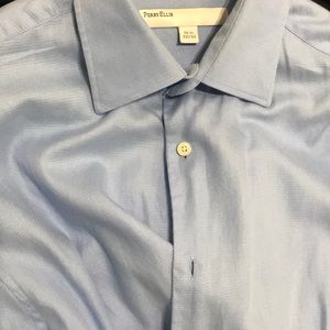 Perry Ellis sky blue dress shirt